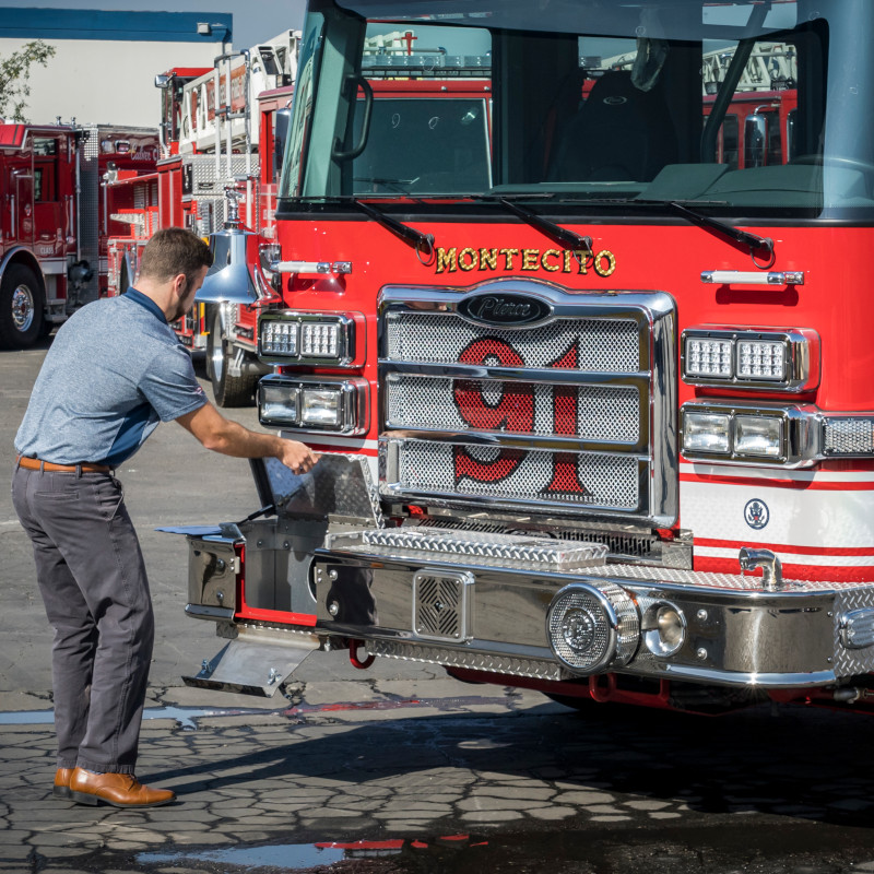 BME Type-3 apparatus on a wildland fire